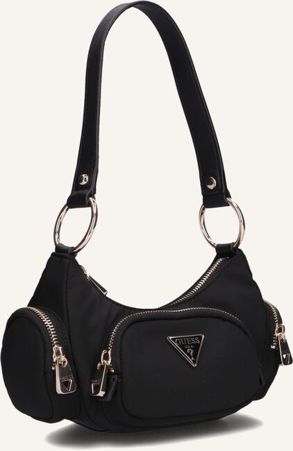Zwarte GUESS Schoudertas ECO GEMMA MINI SHOULDER BAG Zwarte GUESS Schoudertas ECO GEMMA MINI SHOULDER BAG - large