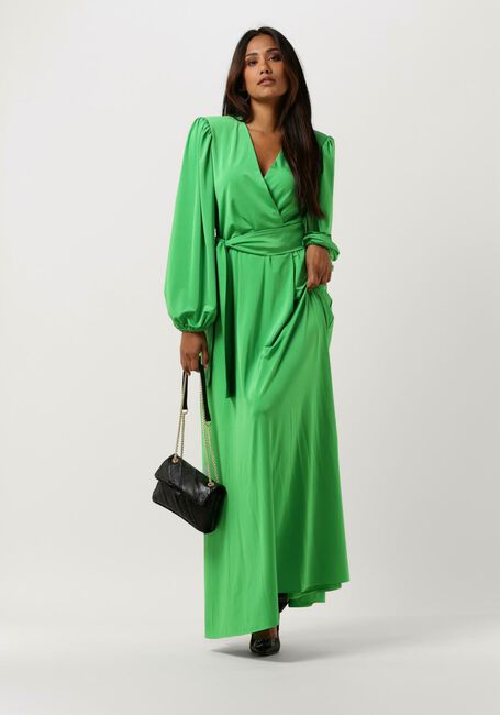 Groene ACCESS Maxi jurk W2-3325-307 - large