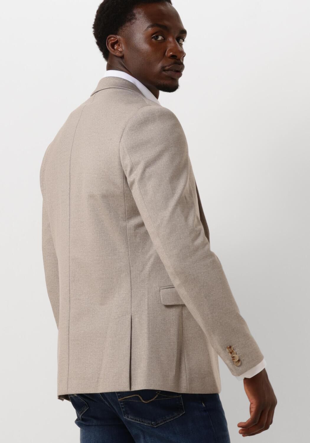 MATINIQUE Heren Colberts Mageorge Jersey Beige