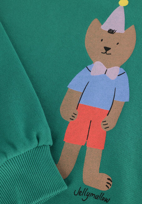 Donkergroene Jelly Mallow Sweater BIRTHDAY SWEATSHIRT - large