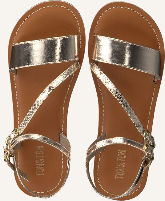 Gouden TON & TON Platte sandalen SH706 Gouden TON & TON Platte sandalen SH706 - large