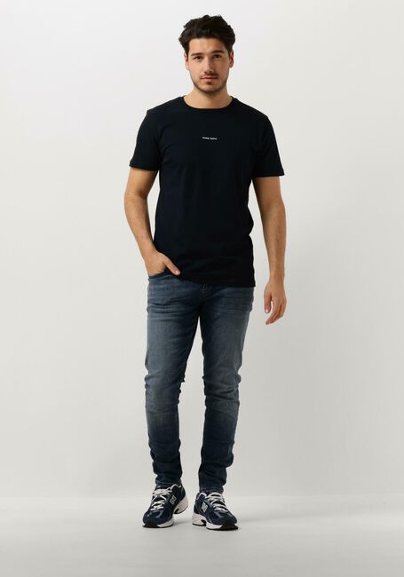Donkerblauwe PURE PATH T-shirt ESSENTIAL LOGO T-SHIRT - large