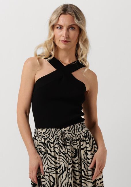 Zwarte MINUS Top IRENE KNIT TOP - large