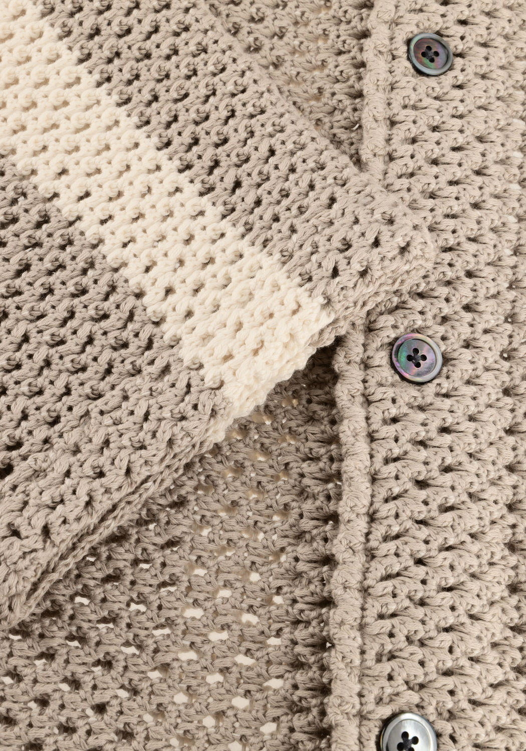 Beige PROFUOMO Polo POLO SS BUTTON TH - large