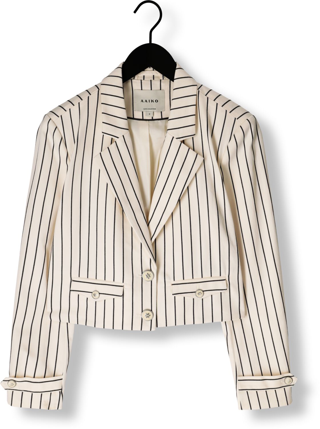 AAIKO Dames Blazers Ines Stripe Co 570 Gebroken Wit