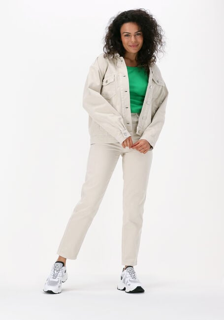 Ecru GESTUZ Mom jeans DENA HW MOM TWILL JEANS - large