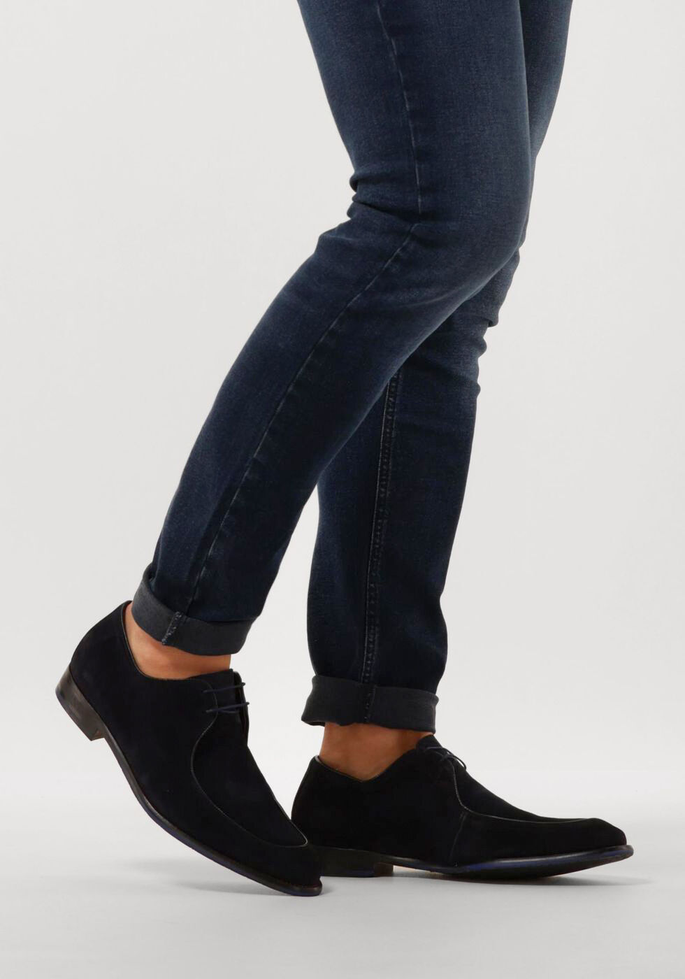 Blauwe FLORIS VAN BOMMEL Nette schoenen SFM-30325 DE STAPPER - large