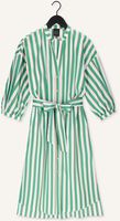 Groene ACCESS Midi jurk STRIPED SHIRT DRESS Groene ACCESS Midi jurk STRIPED SHIRT DRESS - medium
