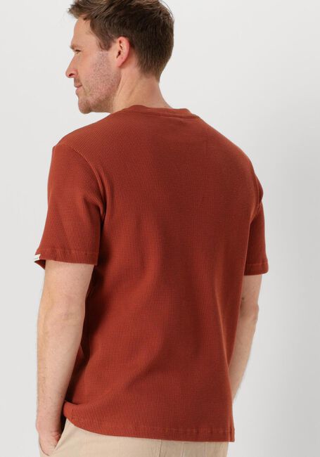 Oranje ANERKJENDT T-shirt AKKIKI S/S WAFFLE TEE - large
