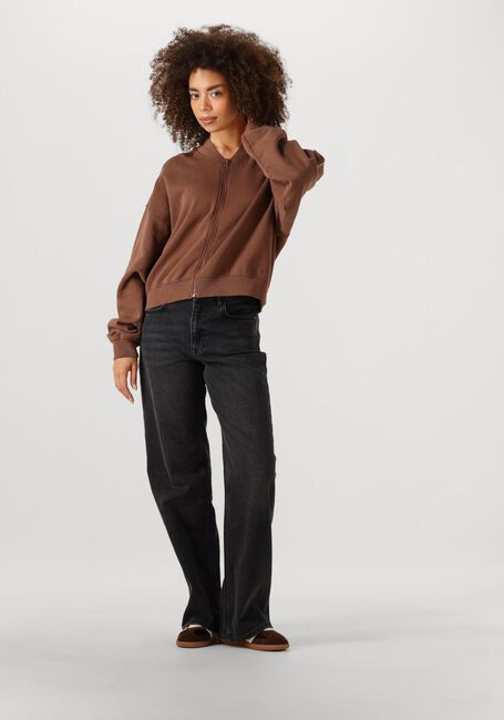 Zwarte MY ESSENTIAL WARDROBE Straight leg jeans 35 THE LOUIS 139 HIGH WIDE - large