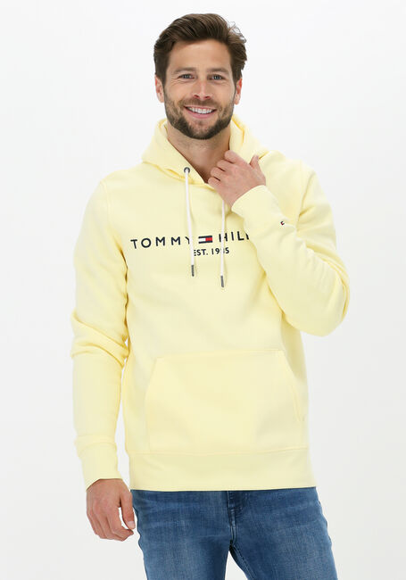 Gele TOMMY HILFIGER Sweater TOMMY LOGO HOODY - large