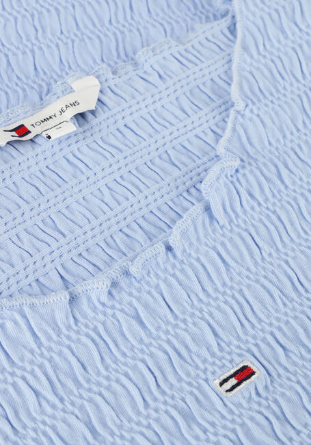 Blauwe TOMMY JEANS Top TJW SLIM SMOCK TEE Blauwe TOMMY JEANS Top TJW SLIM SMOCK TEE - large