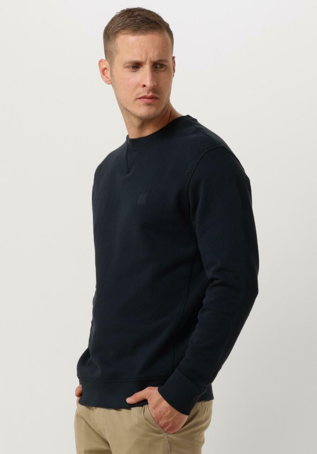 Boss Orange Sweatshirt met labeldetail model 'Westart'