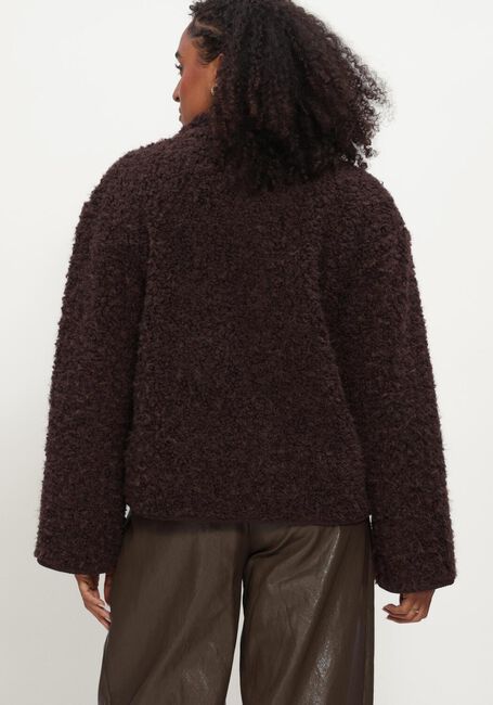 Bruine OBJECT Teddy jas OBJIDUNA SHORT JACKET - large
