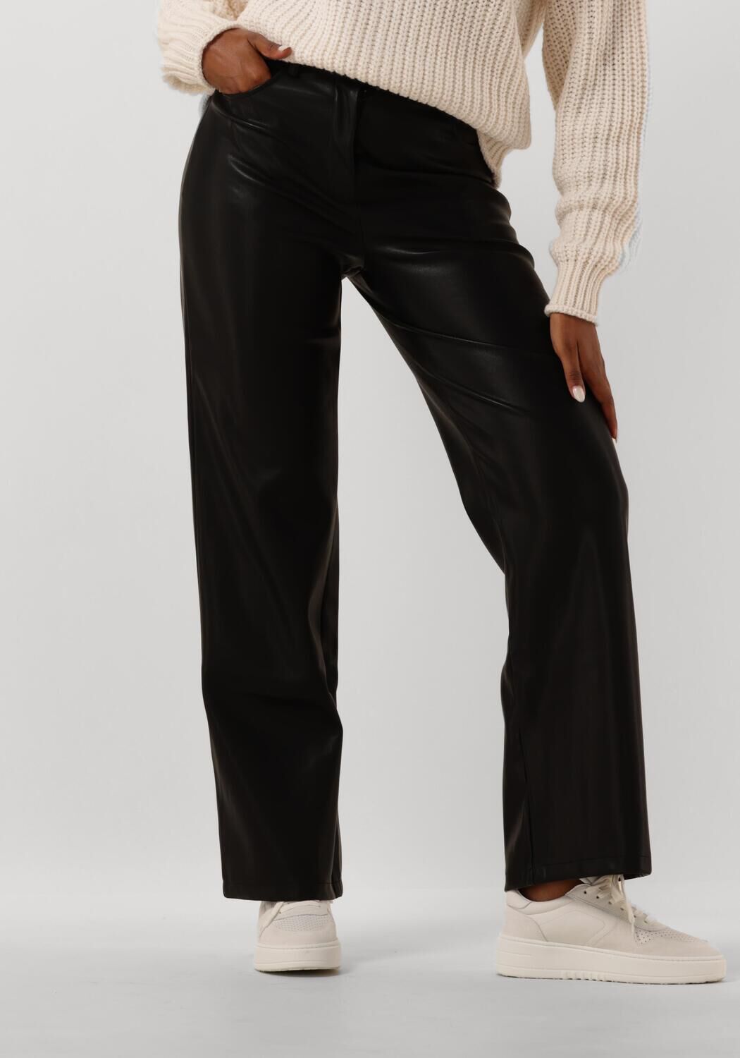 Notre-v Zwarte Elegante Broek Black Dames
