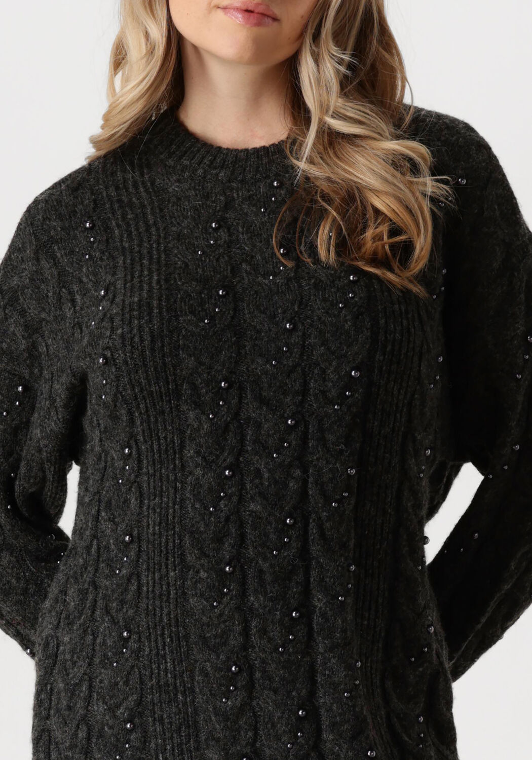 DANTE6 Dames Truien & Vesten Croft Pearl Sweater Grijs