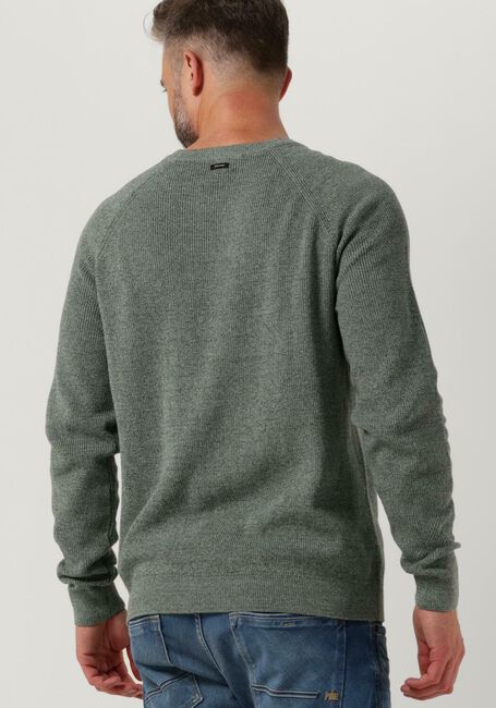 Groene VANGUARD Trui CREWNECK COTTON MOULINE - large
