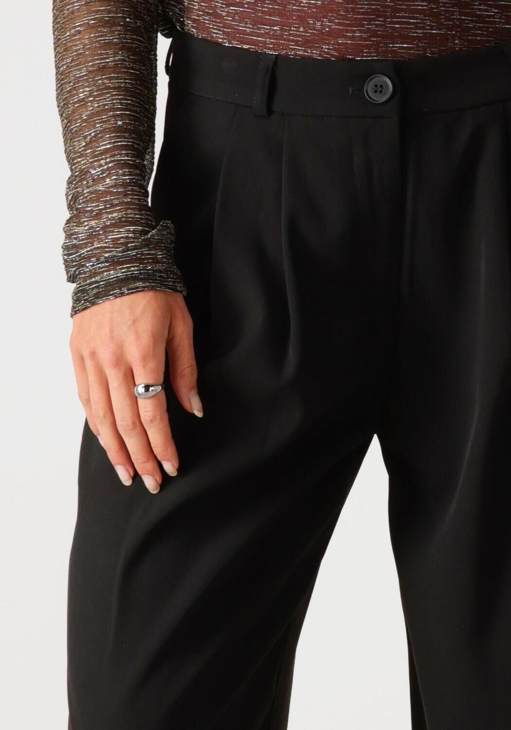 YDENCE Dames Broeken Pants Phoebe Zwart