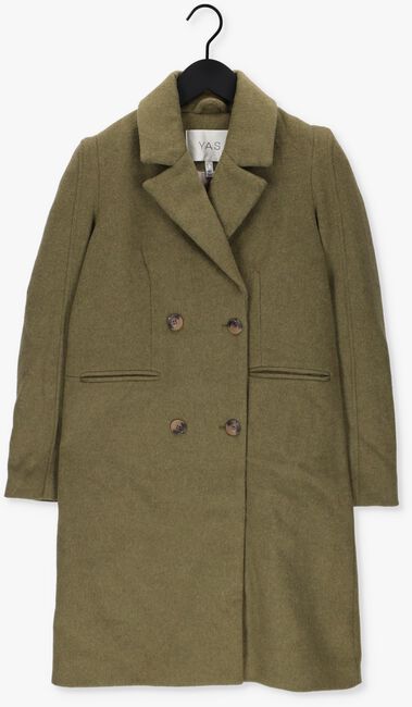 Groene Y.A.S. Mantel YASESSIO WOOL MIX COAT - large