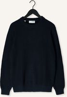 Donkerblauwe SELECTED MEN Trui SLHTHIM LS KNIT STRUCTURE CREW Donkerblauwe SELECTED MEN Trui SLHTHIM LS KNIT STRUCTURE CREW - medium