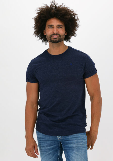 Donkerblauwe G-STAR RAW T-shirt C811 - TURON JERSEY R- LASH R  - large