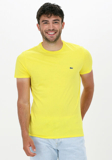 Gele LACOSTE T-shirt 1HT1 MENS TEE-SHIRT 12 - large