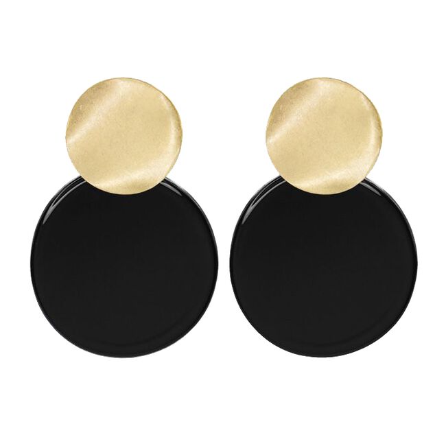 Zwarte MY JEWELLERY Oorbellen SHELL EARRING Zwarte MY JEWELLERY Oorbellen SHELL EARRING - large