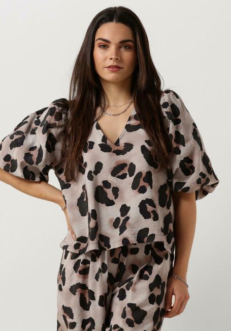 Zand BY-BAR Blouses JUTA CHEETAH BLOUSE - large