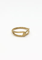 Gouden NOTRE-V Ring RING KNOOP