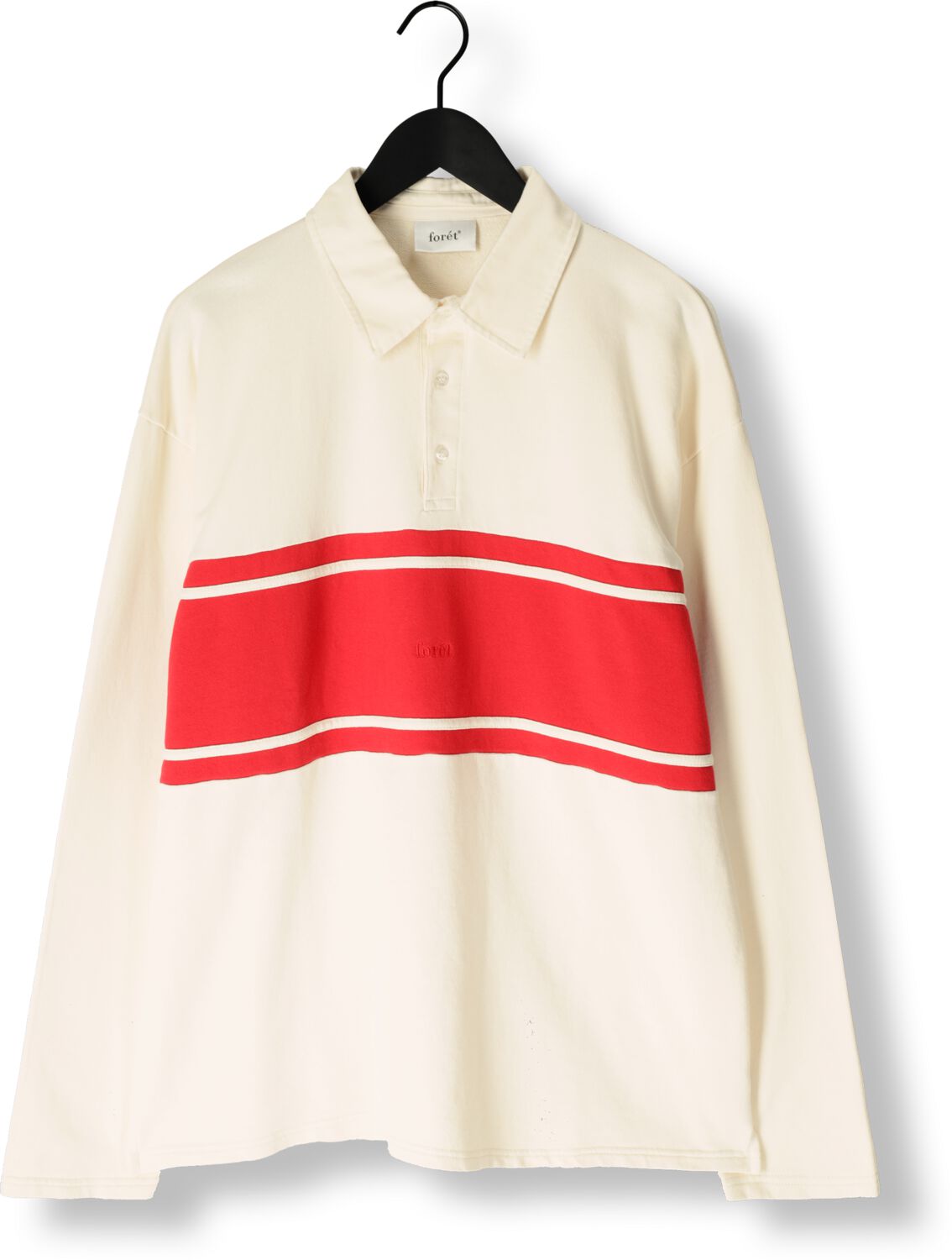 FORÉT Forét Heren Truien & Vesten Match Rugby Sweatshirt Ecru