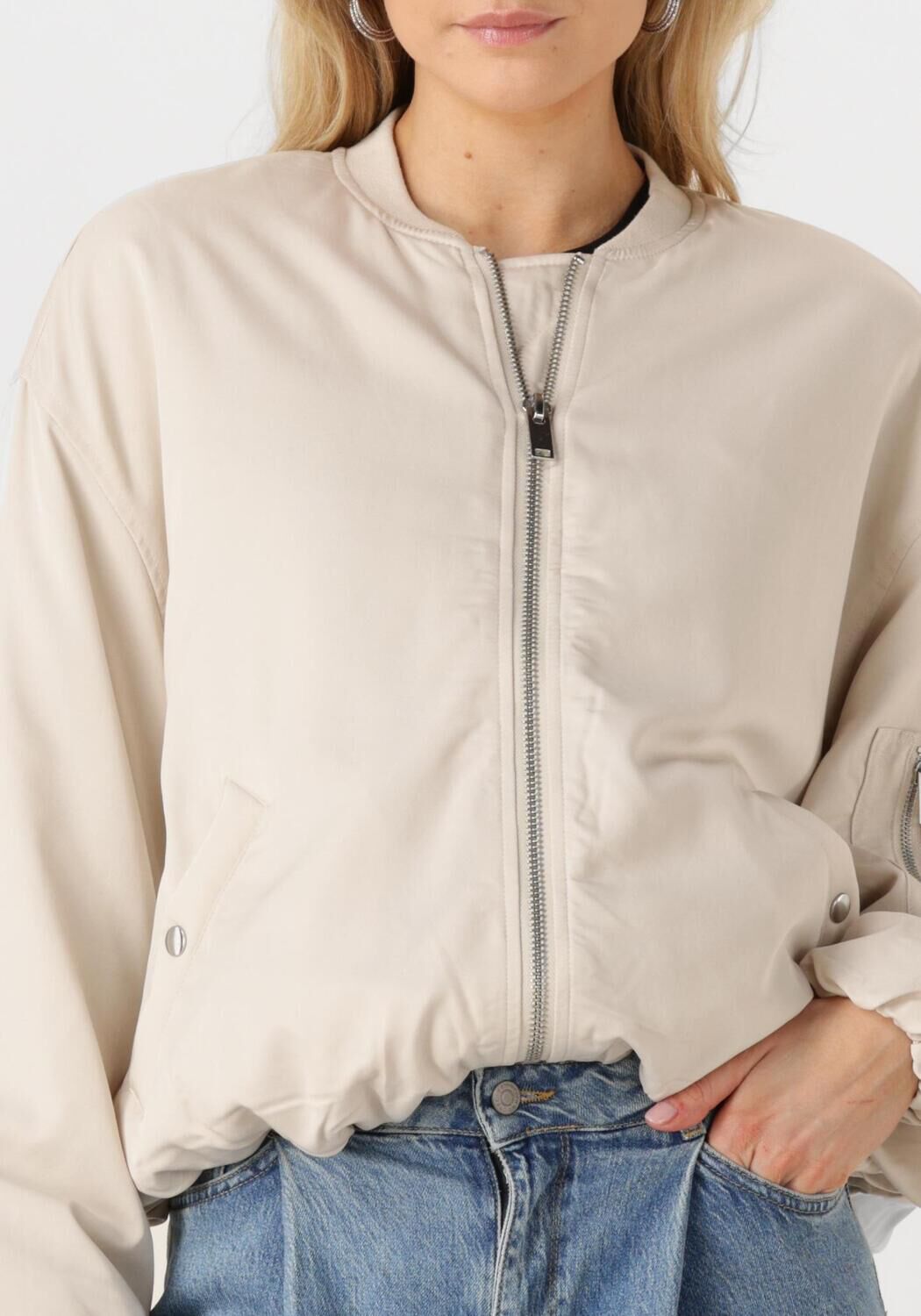 WITHBLACK Dames Jassen Wbltracy Lyocell Bomber Jacket Kit