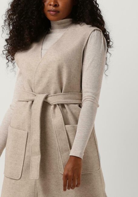 Beige SIMPLE Gilet CHILA JER-PES-WOOL-22-3 - large