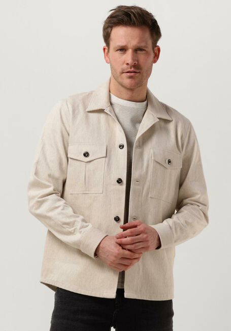 Beige PROFUOMO Overshirt PPUF10002 - large