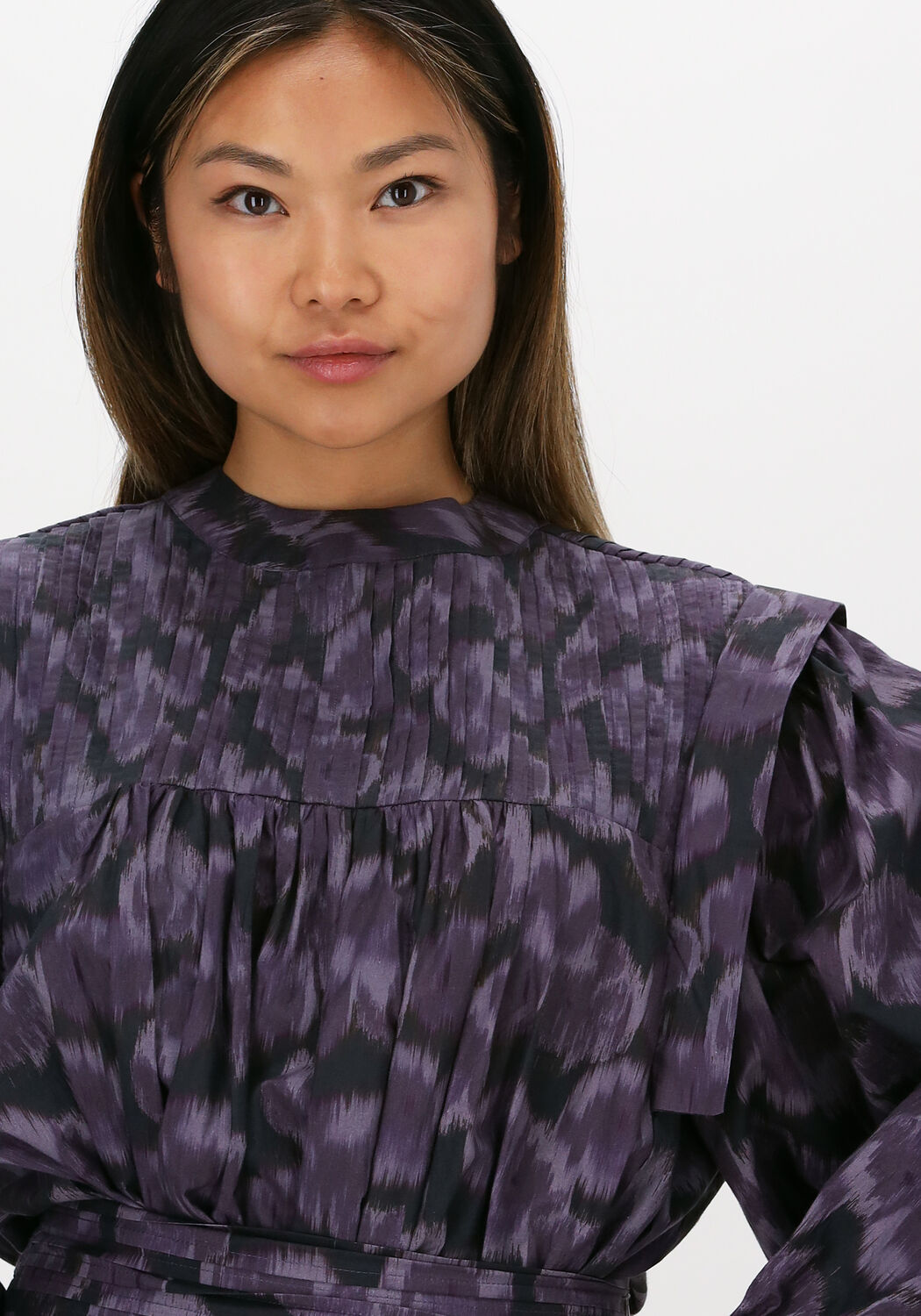 Paarse ROUGH STUDIOS Blouses ARETHA TOP - large