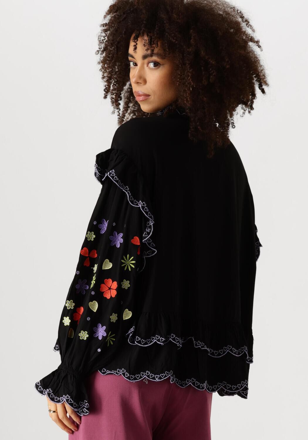 HARPER & YVE Dames Blouses Joan-ls Zwart
