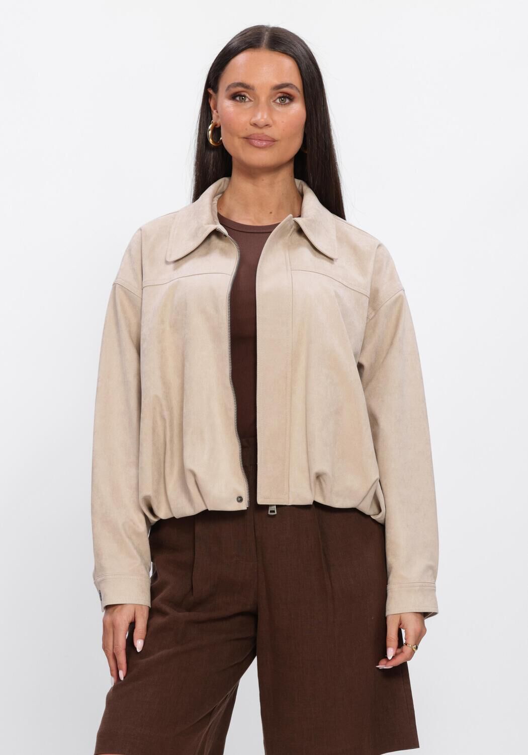 Grijze GRACE & MILA Jack SS26111017 - large