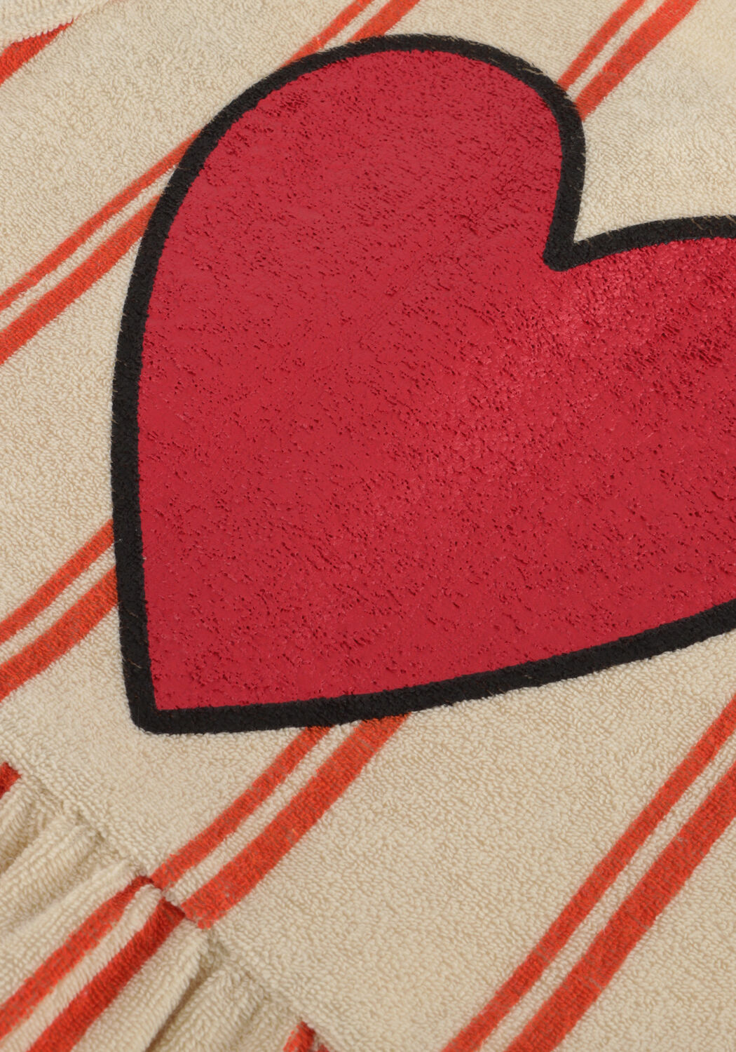 Oranje CARLIJNQ Mini jurk STRIPES FLAME - TANKTOP DRESS WT PRINT - large