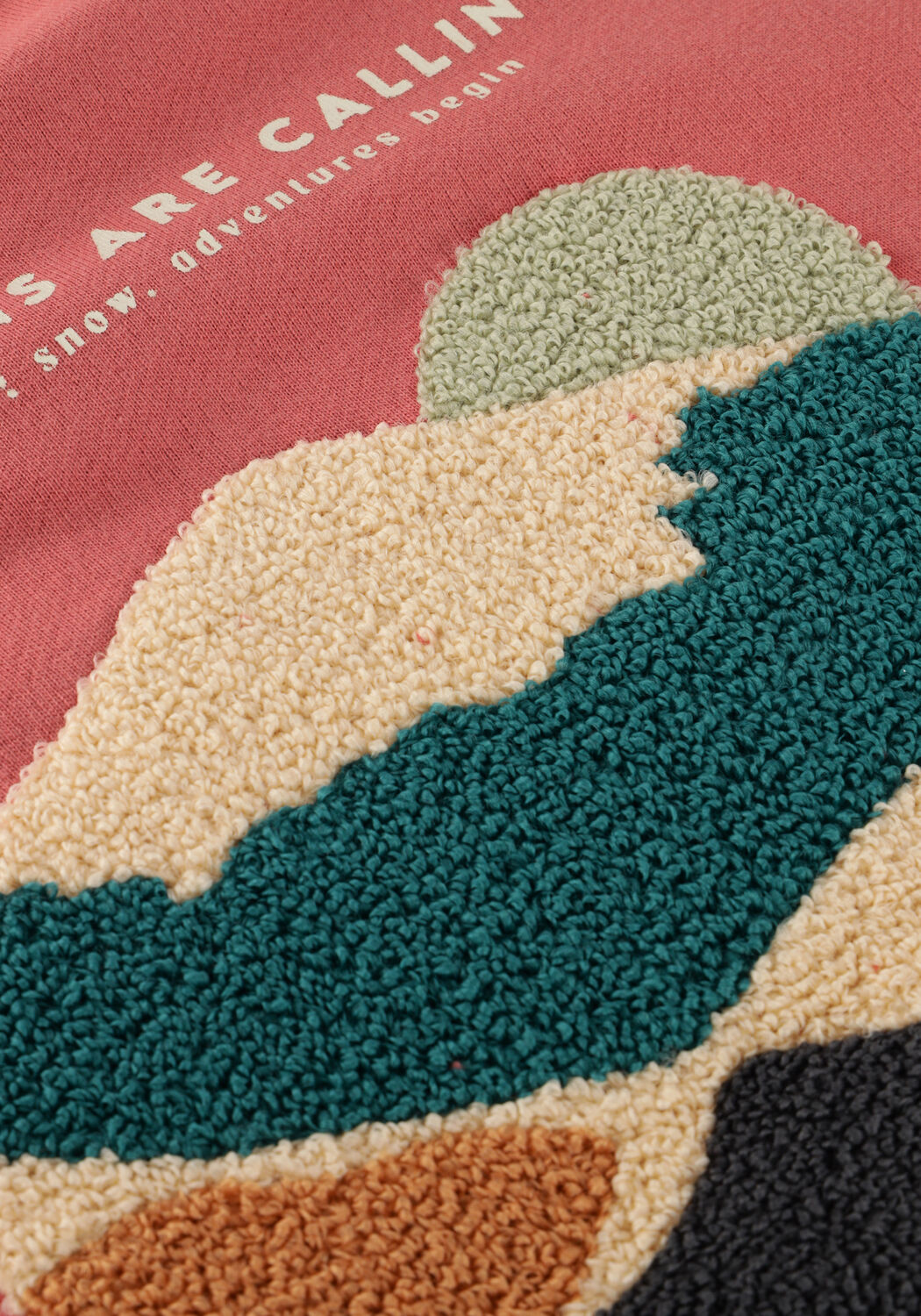 Roze DAILY7 Trui OVERSIZED SWEATER BACKPRINT - large