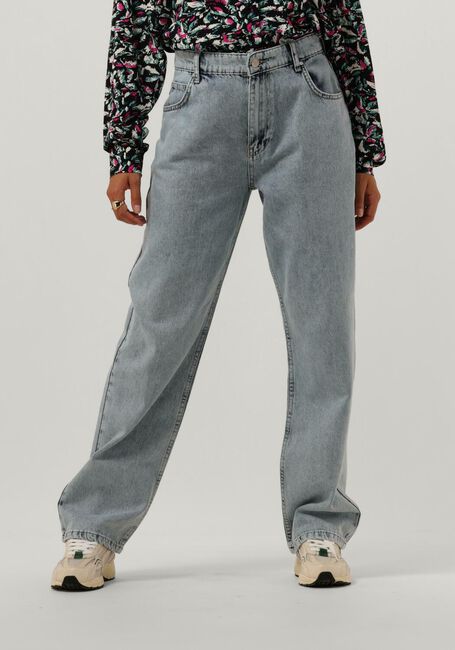 Blauwe ALIX THE LABEL Wijde broek BAGGIE DENIM PANTS - large