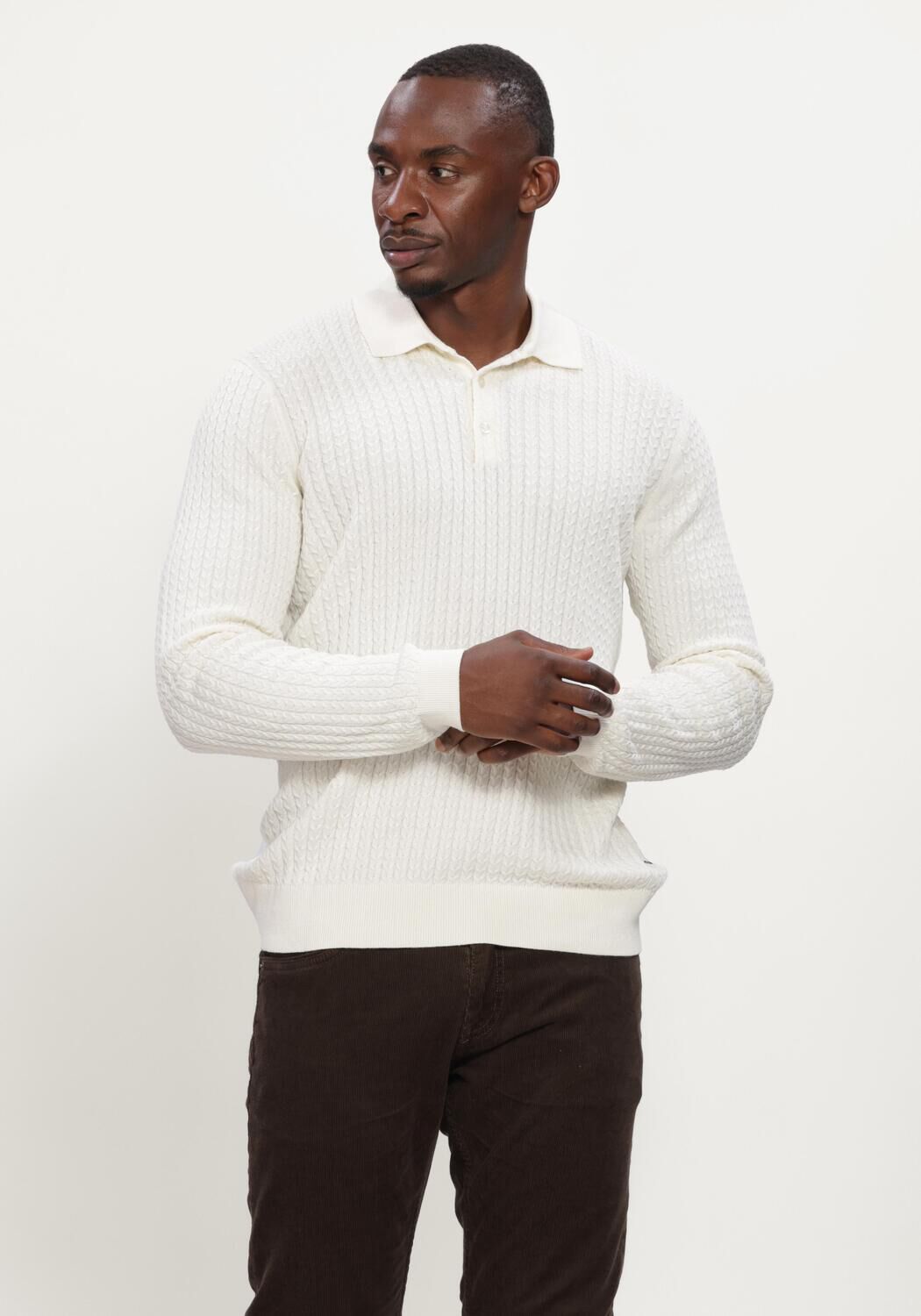 Gebroken wit MATINIQUE Polo MAPOLO LONG BB - large