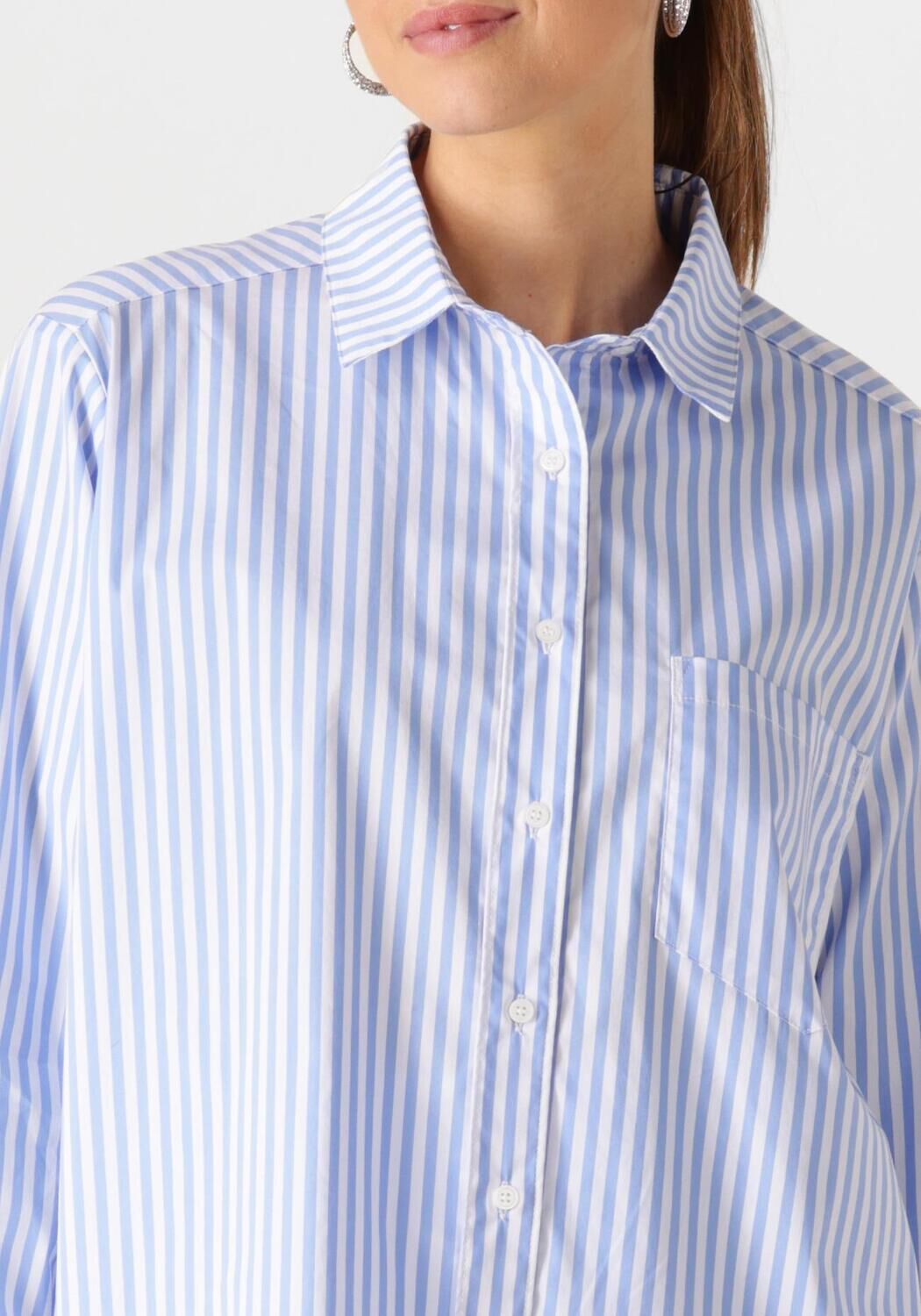 NOTRE-V Dames Blouses Nv-frederique Lichtblauw