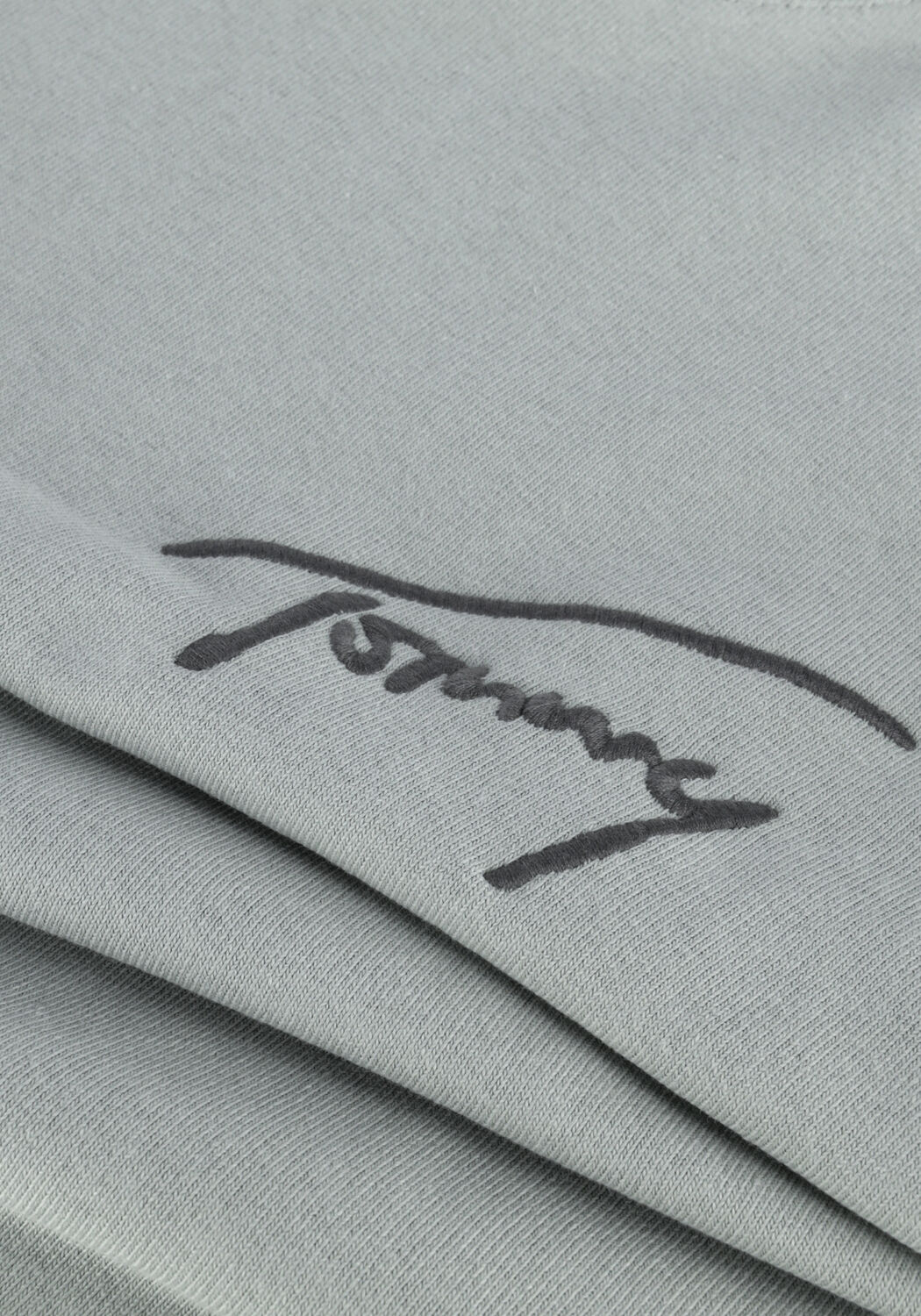 Groene TOMMY JEANS Sweater TJM TOMMY SIGNATURE CREW - large