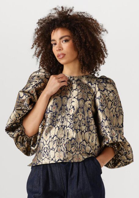 Goudkleurig BY-BAR Blouses ZASU FESTIVE BLOUSE - large