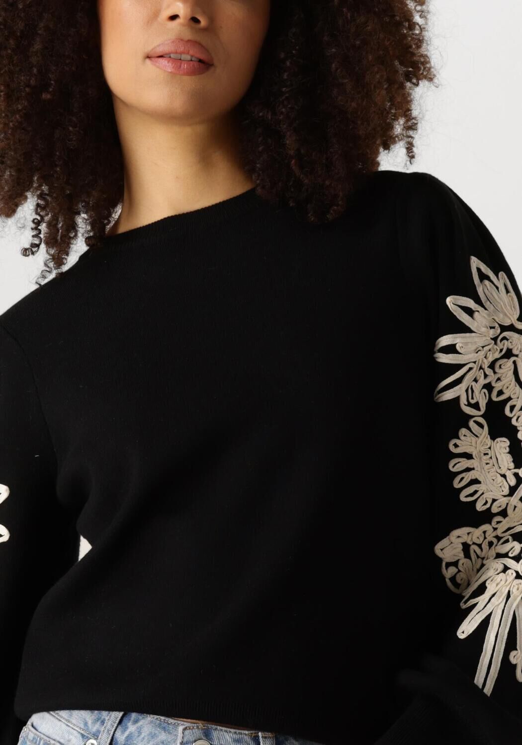OBJECT Dames Truien & Vesten Objjoana L s Knit Pullover Zwart
