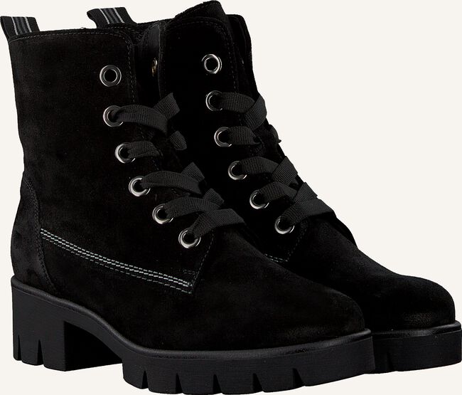Zwarte GABOR Veterboots 711 Zwarte GABOR Veterboots 711 - large