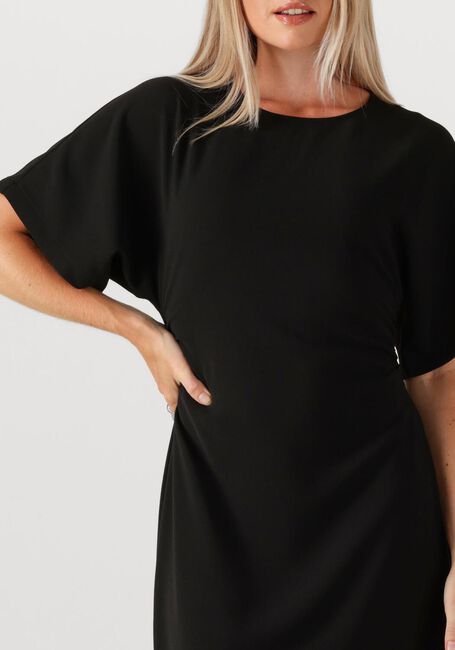 Zwarte NEO NOIR Midi jurk MILOINE DRAPE DRESS - large