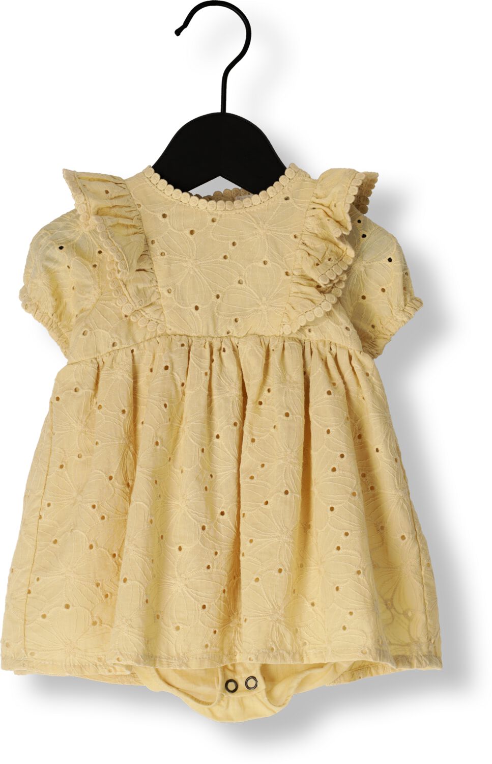 LIL' ATELIER Baby Jurken Nbffabioli Ss Loose Body Dress Lil Geel