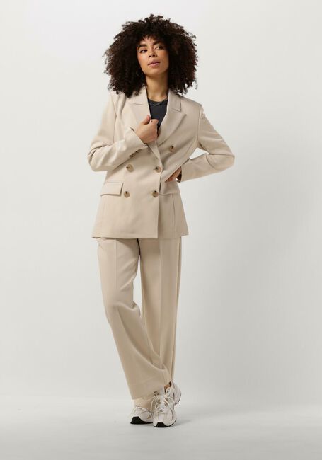 Beige SECOND FEMALE Wijde broek EVIE CLASSIC TROUSERS Beige SECOND FEMALE Wijde broek EVIE CLASSIC TROUSERS - large