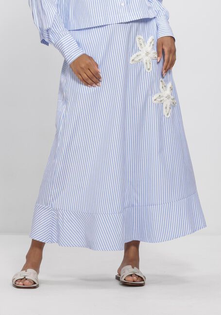 Lichtblauwe NOTRE-V Midirok NV-HILKA - large