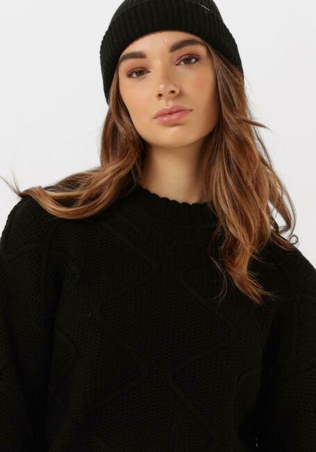 Zwarte OBJECT Trui HARVEY L/S KNIT - large